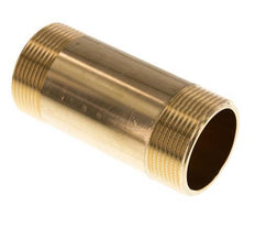 G 1 1/2'' Brass Double Pipe Nipple 16 Bar DIN 2982 - 100mm