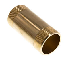 G 1 1/2'' Brass Double Pipe Nipple 16 Bar DIN 2982 - 100mm