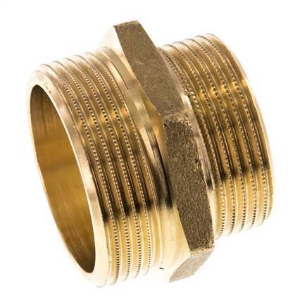 G 1 1/2'' x G 1 1/4'' Brass Double Nipple 16 Bar