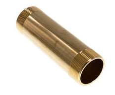 G 1 1/2'' Brass Double Pipe Nipple 16 Bar DIN 2982 - 150mm