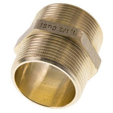 R 1 1/2'' Brass Double Nipple 16 Bar