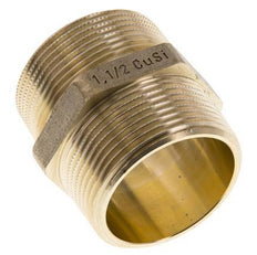 R 1 1/2'' Brass Double Nipple 16 Bar