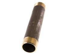 G 1 1/4'' Brass Double Pipe Nipple 16 Bar DIN 2982 - 200mm