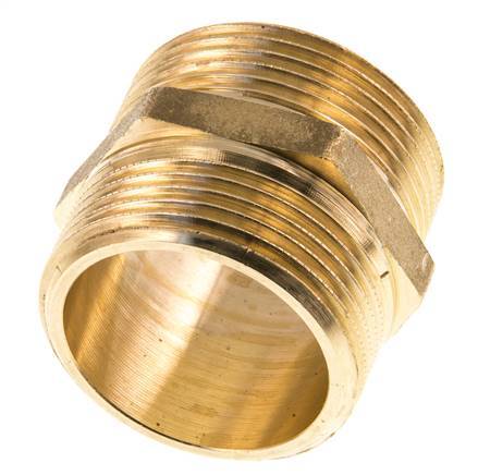 G 1 1/4'' Brass Double Nipple 16 Bar