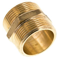 G 1 1/4'' Brass Double Nipple 16 Bar