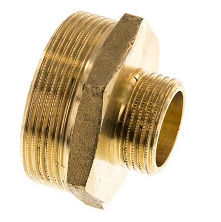 G 2'' x G 1'' Brass Double Nipple 16 Bar