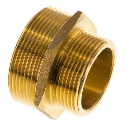 G 2'' x G 1 1/2'' Brass Double Nipple 16 Bar