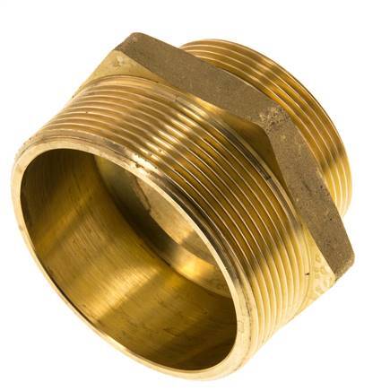 G 2 1/2'' x G 2'' Brass Double Nipple 16 Bar