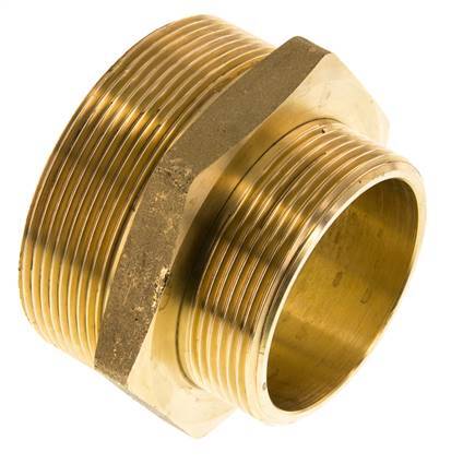 G 2 1/2'' x G 2'' Brass Double Nipple 16 Bar