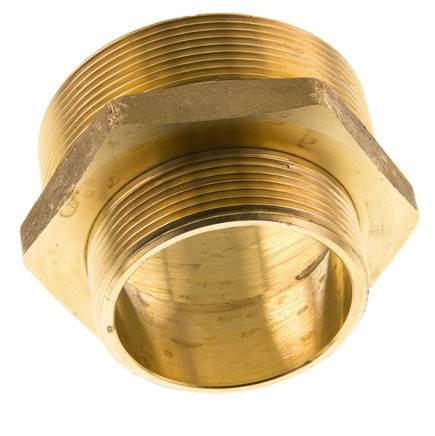 G 2 1/2'' x G 2'' Brass Double Nipple 16 Bar