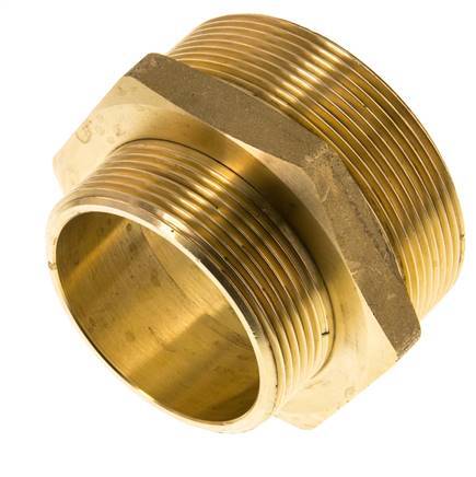 G 2 1/2'' x G 2'' Brass Double Nipple 16 Bar
