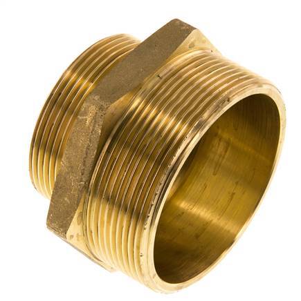 G 2 1/2'' x G 2'' Brass Double Nipple 16 Bar