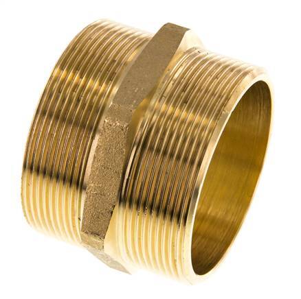 G 2 1/2'' Brass Double Nipple 16 Bar