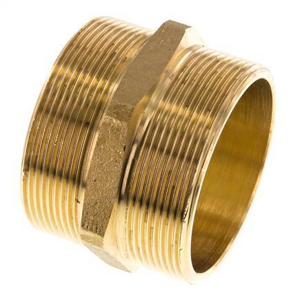 G 2 1/2'' Brass Double Nipple 16 Bar