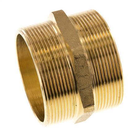 G 2 1/2'' Brass Double Nipple 16 Bar