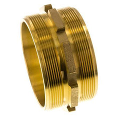 G 4'' Brass Double Nipple 16 Bar