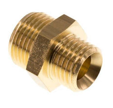 M14x1.5 x G 3/8'' Brass Double Nipple 16 Bar [2 Pieces]