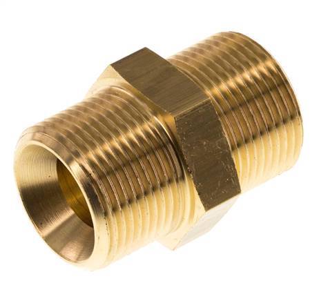 M24x1.5 Brass Double Nipple 16 Bar