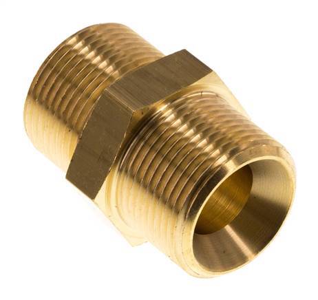 M24x1.5 Brass Double Nipple 16 Bar
