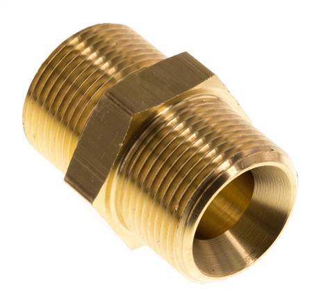 M24x1.5 Brass Double Nipple 16 Bar