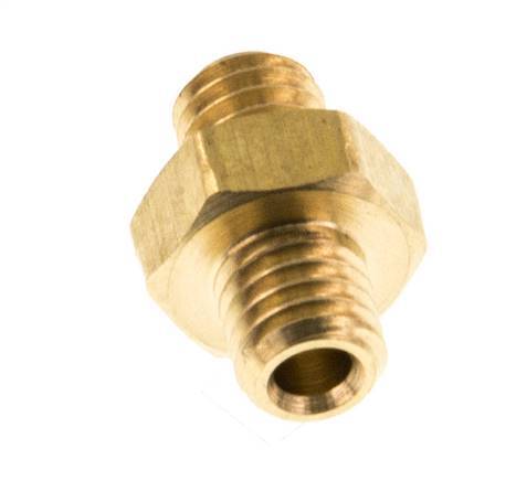 M5 Brass Double Nipple 16 Bar [10 Pieces]
