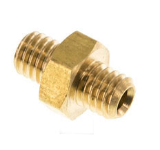 M5 Brass Double Nipple 16 Bar [10 Pieces]
