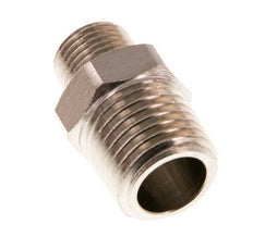 R 1/4'' x R 1/8'' Nickel plated Brass Double Nipple 16 Bar [10 Pieces]