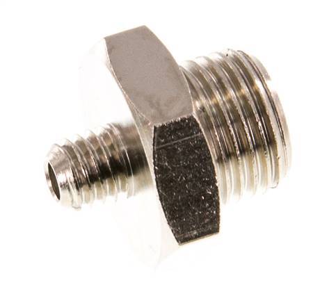 G 1/8'' x M5 Nickel plated Brass Double Nipple 16 Bar [10 Pieces]