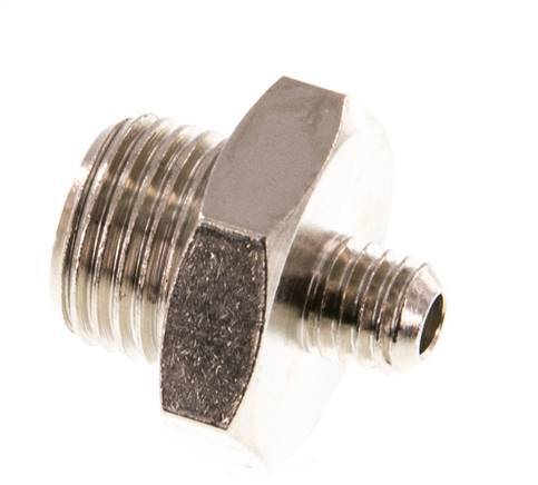 G 1/8'' x M5 Nickel plated Brass Double Nipple 16 Bar [10 Pieces]