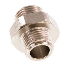 G 1/8'' Nickel plated Brass Double Nipple 16 Bar [5 Pieces]