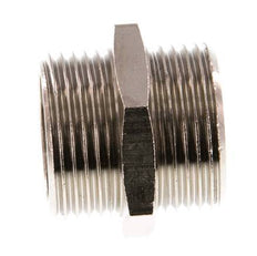 G 3/4'' Nickel plated Brass Double Nipple 16 Bar