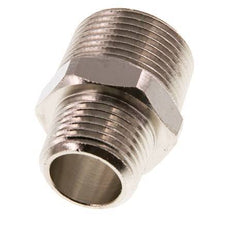 R 3/4'' x R 1/2'' Nickel plated Brass Double Nipple 16 Bar