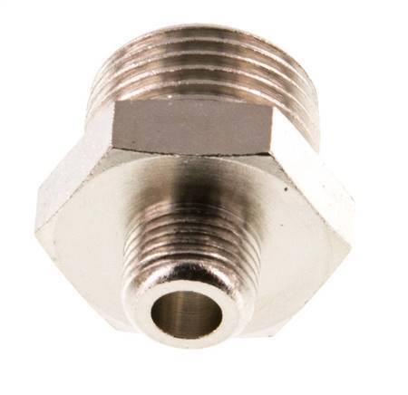 G 3/8'' x G 1/8'' Nickel plated Brass Double Nipple 16 Bar [5 Pieces]