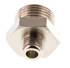 G 3/8'' x G 1/8'' Nickel plated Brass Double Nipple 16 Bar [5 Pieces]