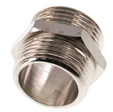G 1'' Nickel plated Brass Double Nipple 16 Bar