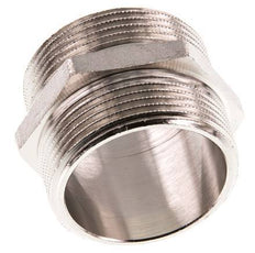G 1 1/2'' Nickel plated Brass Double Nipple 16 Bar
