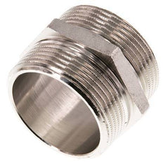 G 1 1/2'' Nickel plated Brass Double Nipple 16 Bar
