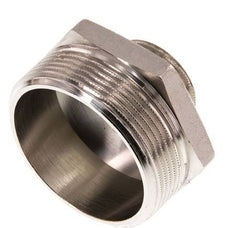 G 2'' x G 1'' Nickel plated Brass Double Nipple 16 Bar