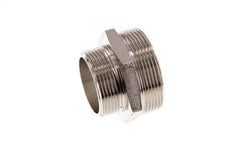 G 2'' x G 1 1/2'' Nickel plated Brass Double Nipple 16 Bar