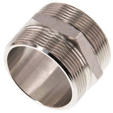 G 2'' Nickel plated Brass Double Nipple 16 Bar