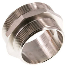 G 3'' x G 2 1/2'' Nickel plated Brass Double Nipple 16 Bar