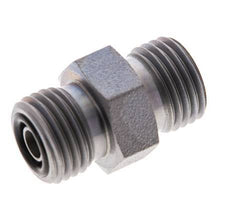 UNF 9/16''-18 Zinc plated Steel Double Nipple ORFS 630 Bar - Hydraulic [2 Pieces]