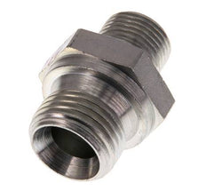 G 1/2'' x G 3/8'' Zinc plated Steel Double Nipple 400 Bar - Hydraulic [2 Pieces]