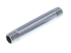 R 1/2'' Zinc plated Steel Double Pipe Nipple 50 Bar DIN 2982 - 120mm [5 Pieces]