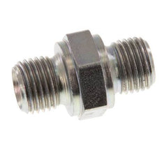 G 1/4'' Zinc plated Steel Double Nipple 400 Bar - Hydraulic [5 Pieces]