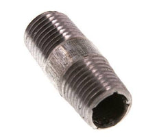 R 1/4'' Zinc plated Steel Double Pipe Nipple 50 Bar DIN 2982 - 30mm