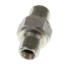 G 1/8'' Zinc plated Steel Double Nipple 400 Bar - Hydraulic [5 Pieces]