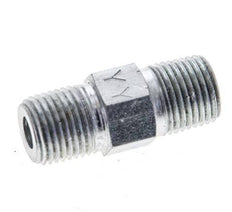 1/8'' NPT Zinc plated Steel Double Nipple 345 Bar - Hydraulic [2 Pieces]