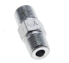 1/8'' NPT Zinc plated Steel Double Nipple 345 Bar - Hydraulic [2 Pieces]