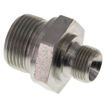 G 3/4'' x G 3/8'' Zinc plated Steel Double Nipple 400 Bar - Hydraulic